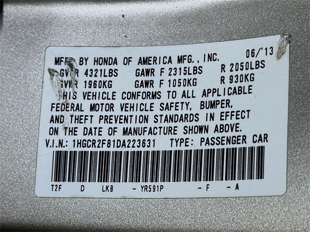 2013 Honda Accord EX-L