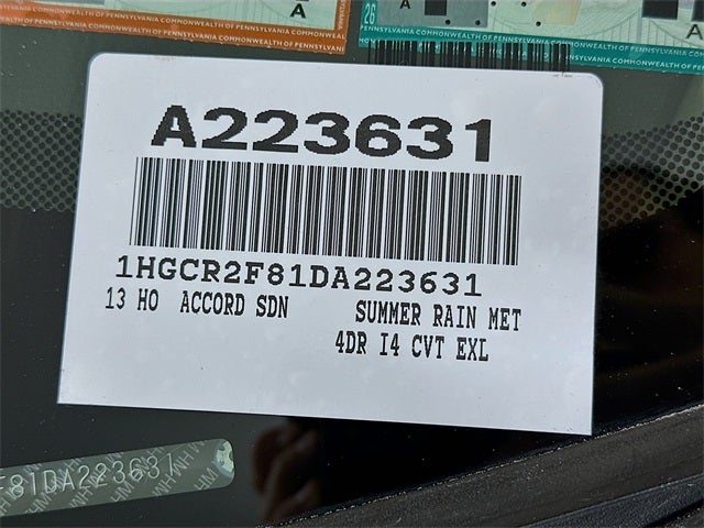 2013 Honda Accord EX-L