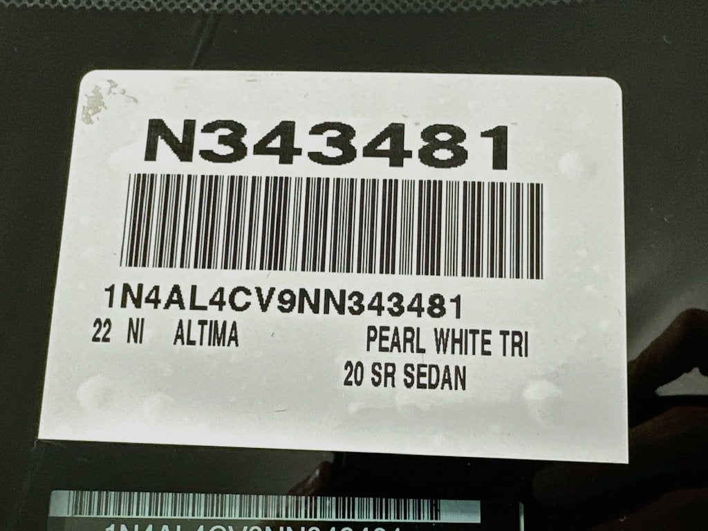 2022 Nissan Altima 2.0 SR