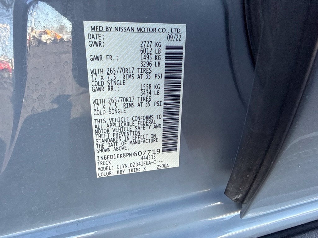 2023 Nissan Frontier PRO-4X