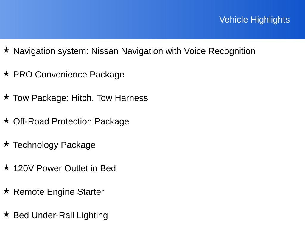 2023 Nissan Frontier PRO-4X