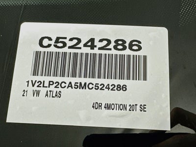 2021 Volkswagen Atlas 2.0T SE