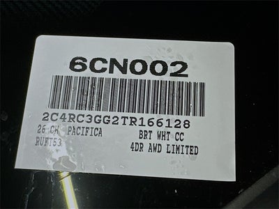 2026 Chrysler Pacifica Limited