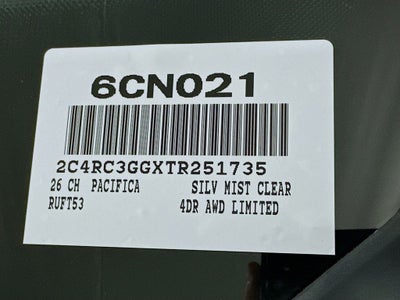 2026 Chrysler Pacifica Limited