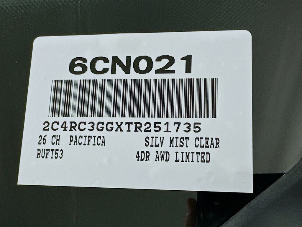 2026 Chrysler Pacifica Limited