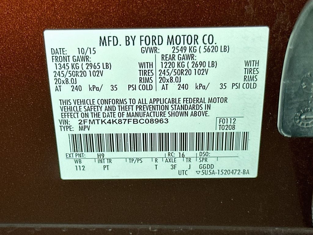 2015 Ford Edge Titanium
