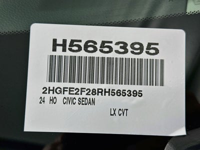 2024 Honda Civic LX