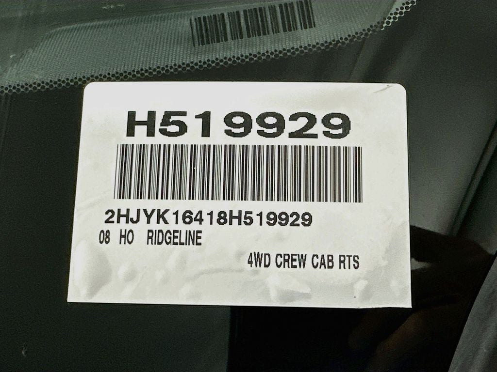 2008 Honda Ridgeline RTS