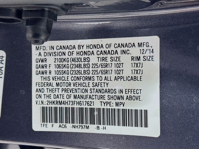 2015 Honda CR-V EX-L