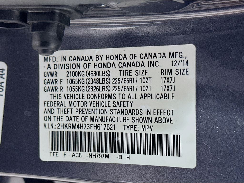 2015 Honda CR-V EX-L