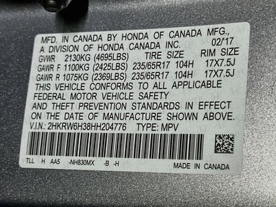 2017 Honda CR-V LX