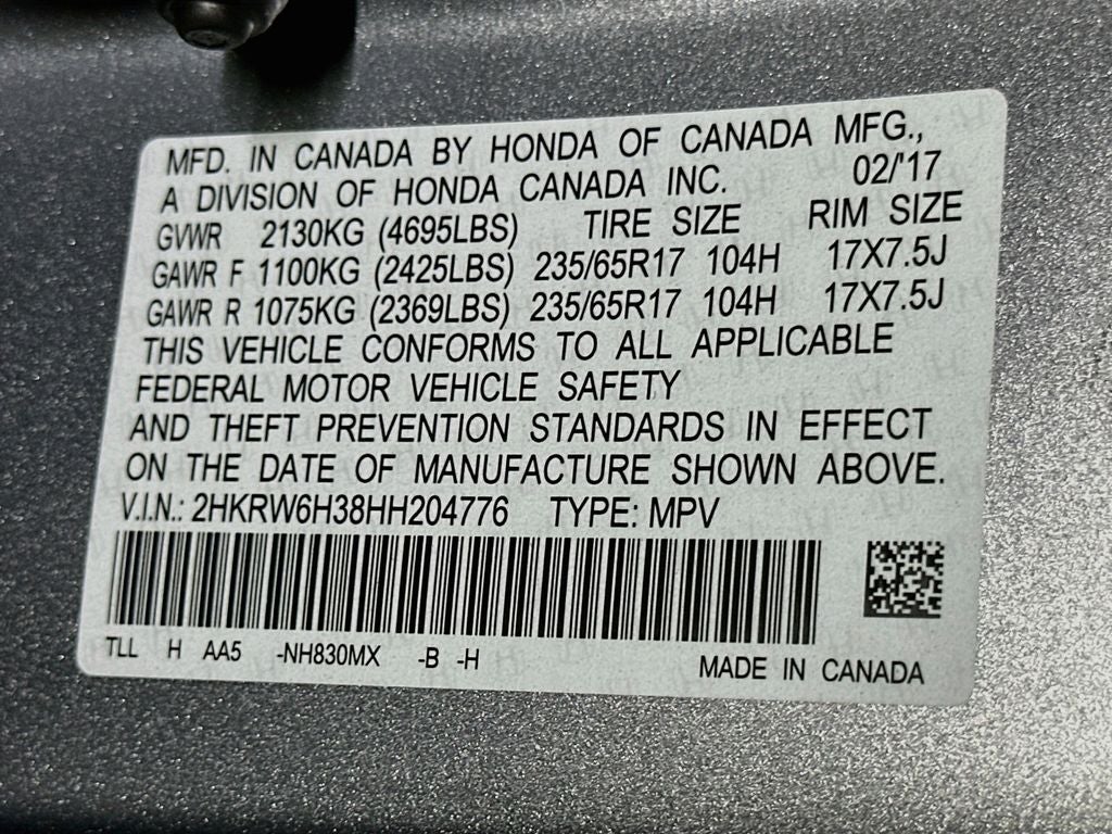 2017 Honda CR-V LX