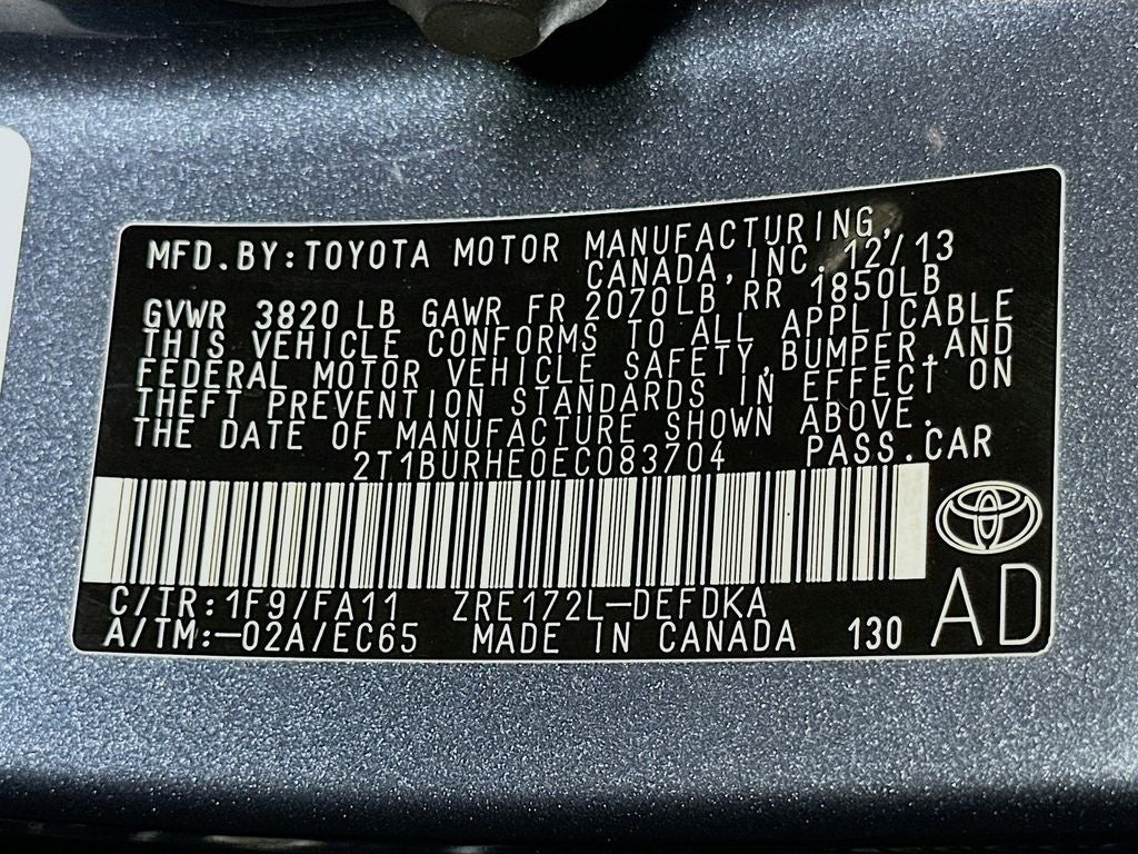 2014 Toyota Corolla L