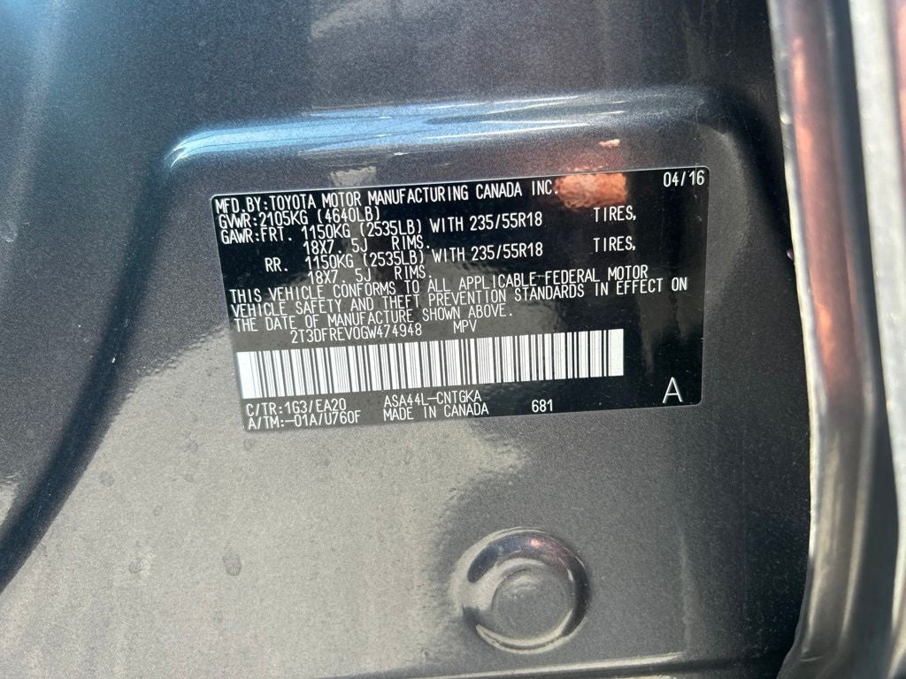 2016 Toyota RAV4 Limited