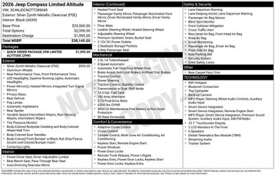 2026 Jeep Compass Limited