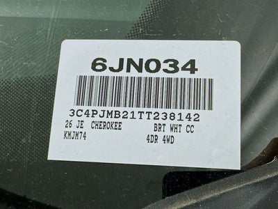 2026 Jeep Cherokee Base