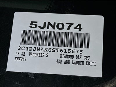 2025 Jeep Wagoneer S Launch Edition