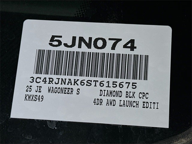 2025 Jeep Wagoneer S Launch Edition