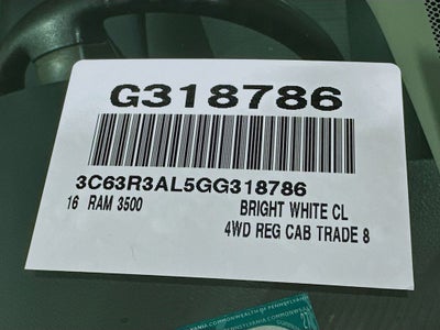 2016 RAM 3500 Tradesman