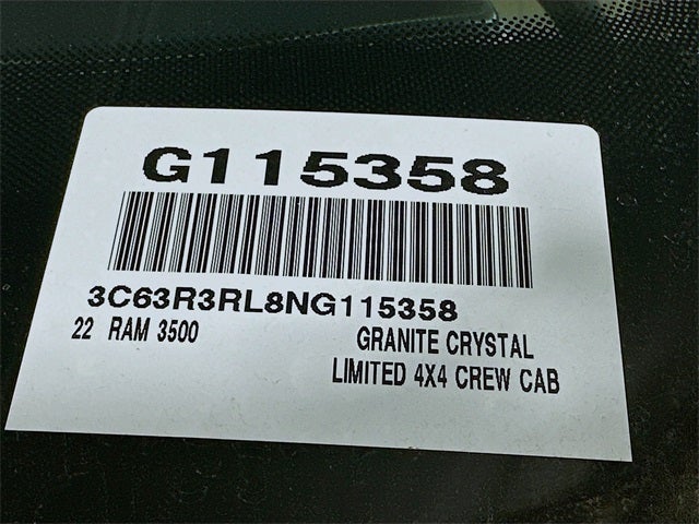 2022 RAM 3500 Limited