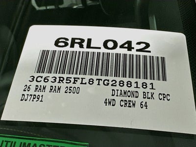 2026 RAM 2500 Laramie