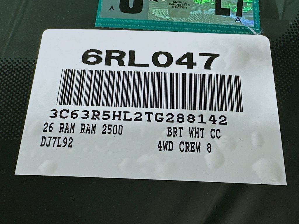 2026 RAM 2500 Tradesman