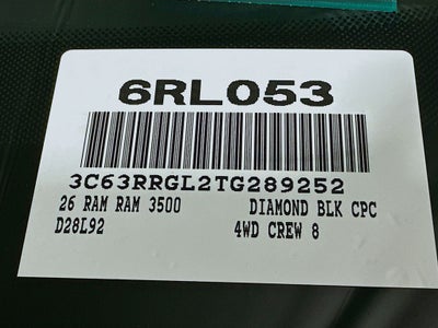2026 RAM 3500 Tradesman