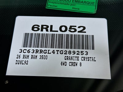 2026 RAM 3500 Tradesman