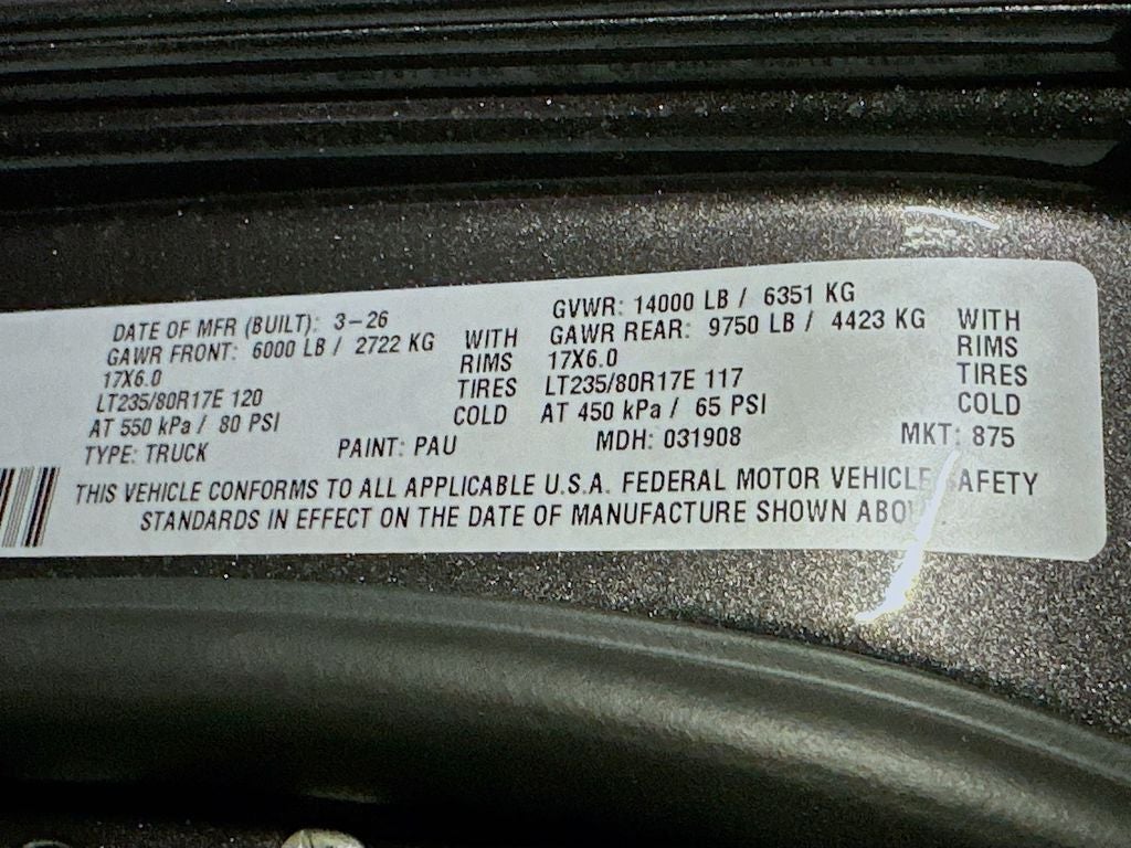 2026 RAM 3500 Tradesman