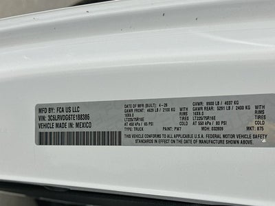 2026 RAM ProMaster 2500 High Roof