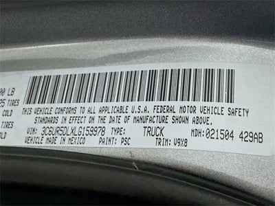 2020 RAM 2500 Big Horn