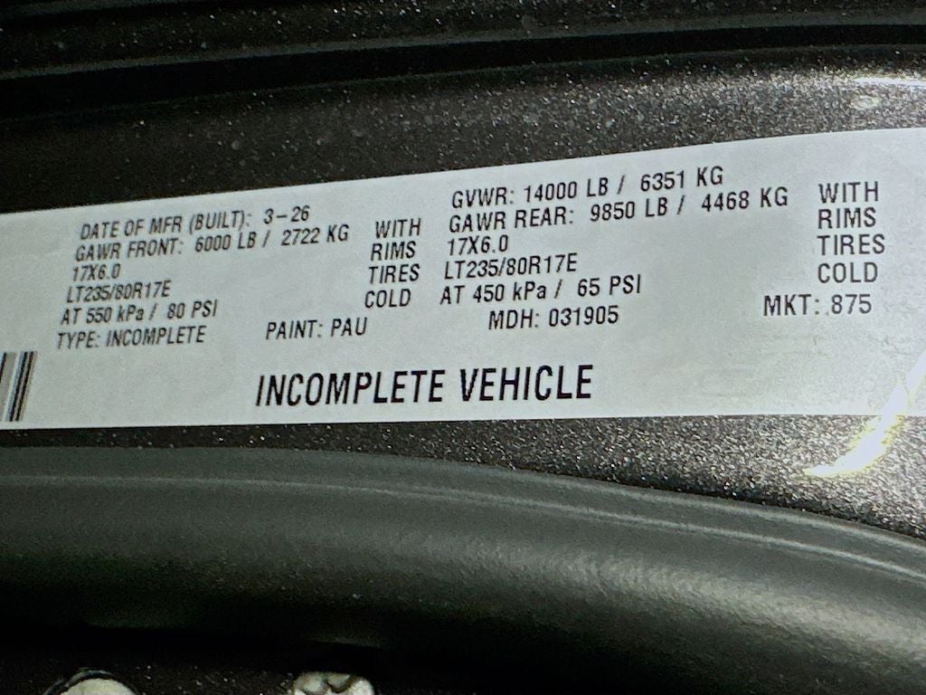 2026 RAM 3500 Tradesman