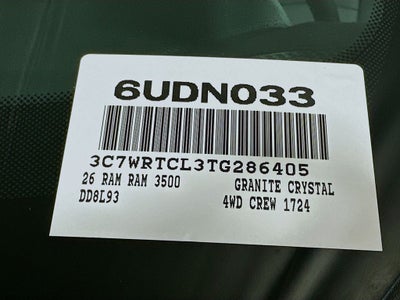 2026 RAM 3500 Tradesman