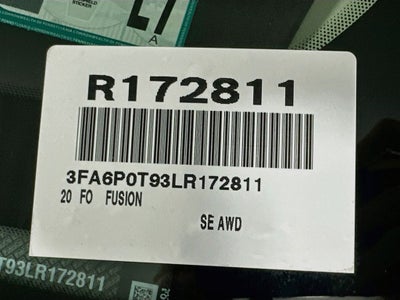 2020 Ford Fusion SE