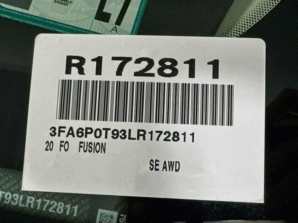 2020 Ford Fusion SE