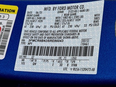 2025 Ford Bronco Sport Big Bend