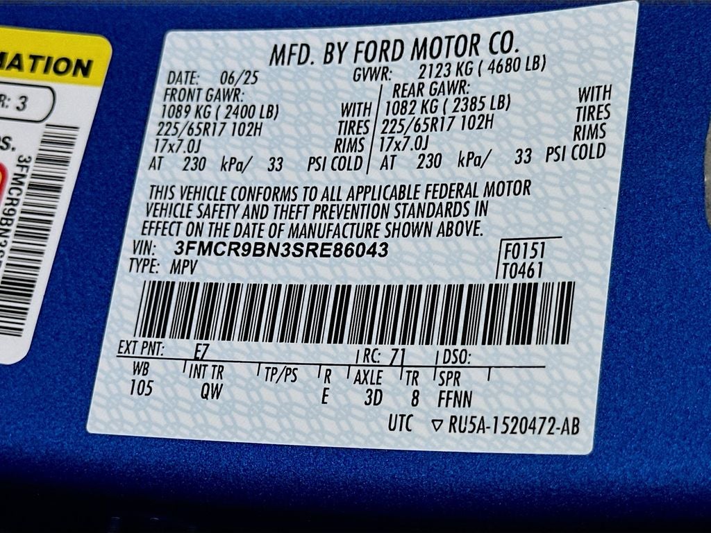 2025 Ford Bronco Sport Big Bend