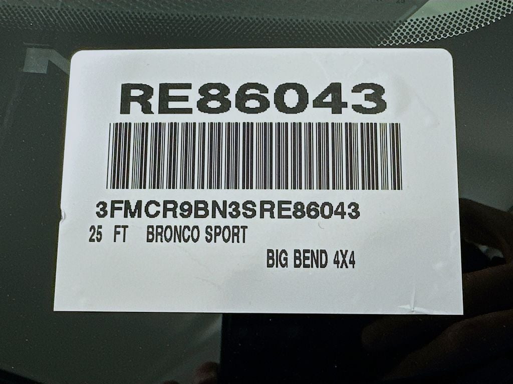 2025 Ford Bronco Sport Big Bend