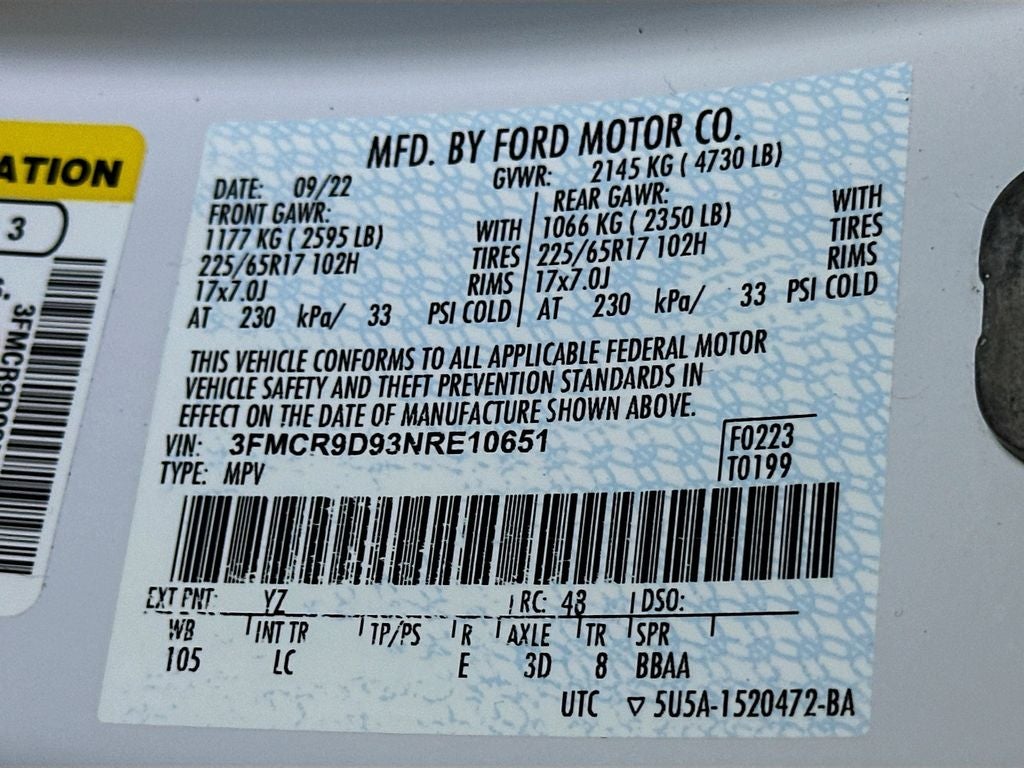 2022 Ford Bronco Sport Badlands