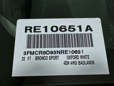 2022 Ford Bronco Sport Badlands