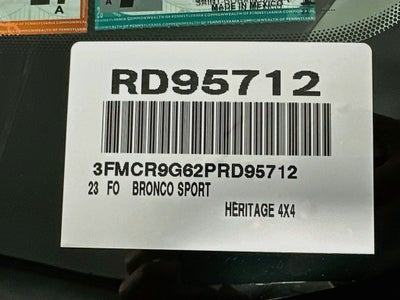 2023 Ford Bronco Sport Heritage
