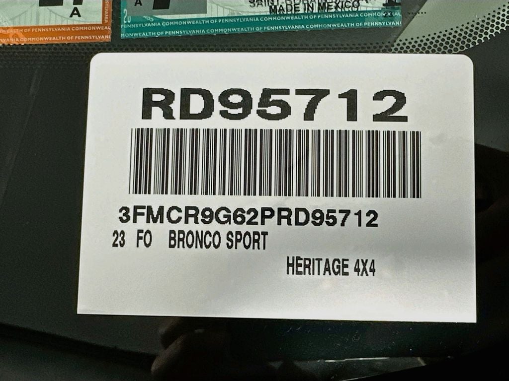 2023 Ford Bronco Sport Heritage