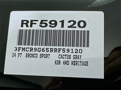 2024 Ford Bronco Sport Heritage