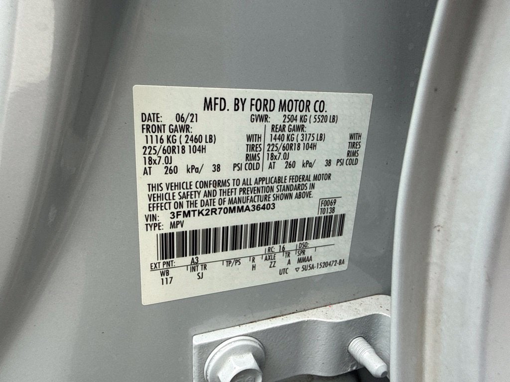 2021 Ford Mustang Mach-E California Route 1