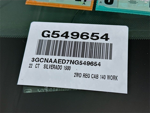 2022 Chevrolet Silverado 1500 WT