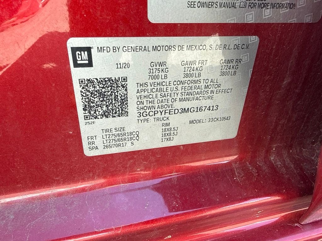 2021 Chevrolet Silverado 1500 LT Trail Boss