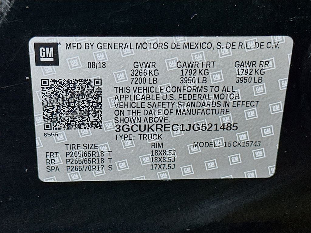 2018 Chevrolet Silverado 1500 LT LT1