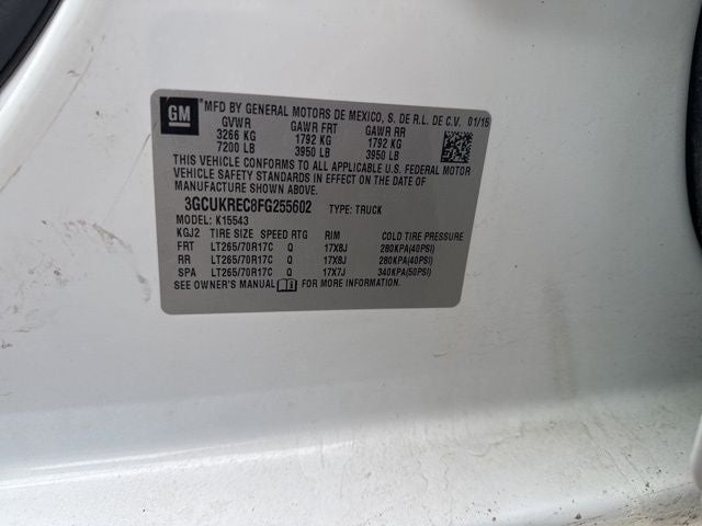 2015 Chevrolet Silverado 1500 LT LT2