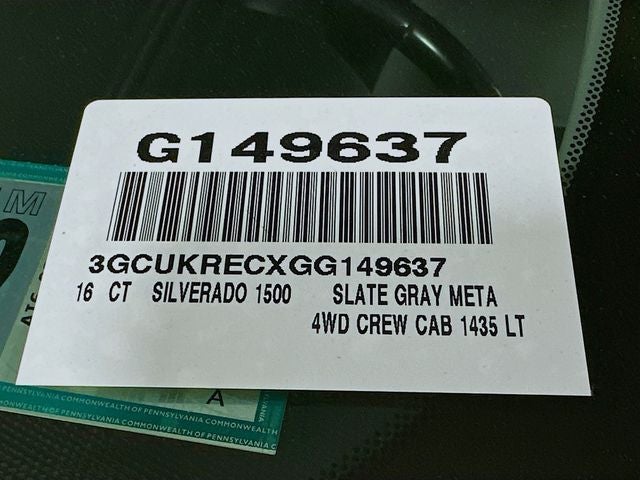 2016 Chevrolet Silverado 1500 LT LT1