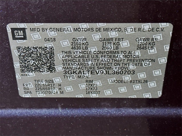 2018 GMC Terrain SLE